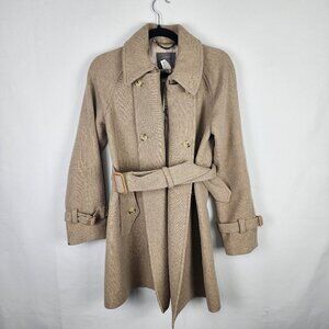 J. Crew Stadium Cloth by Nello Gori Wool Blend Double Breasted Pea Coat 6